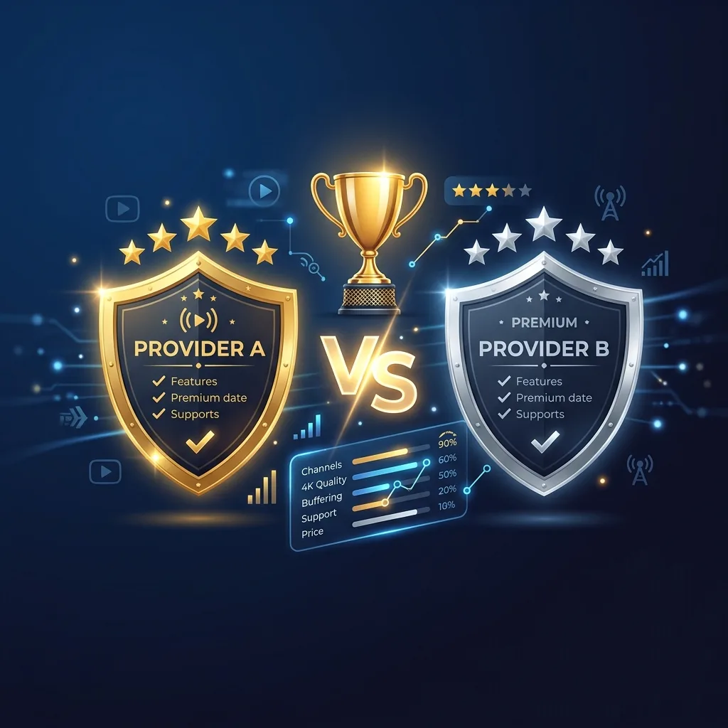 IPTV Koning vs IPTV Harmony Vergelijking 2026