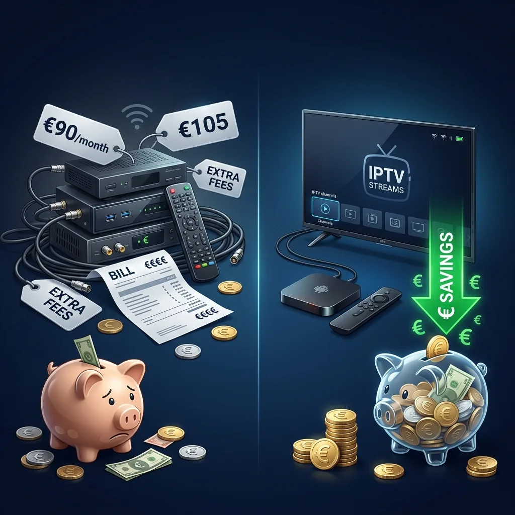 IPTV vs Kabel - Bespaar meer dan 840 euro per jaar